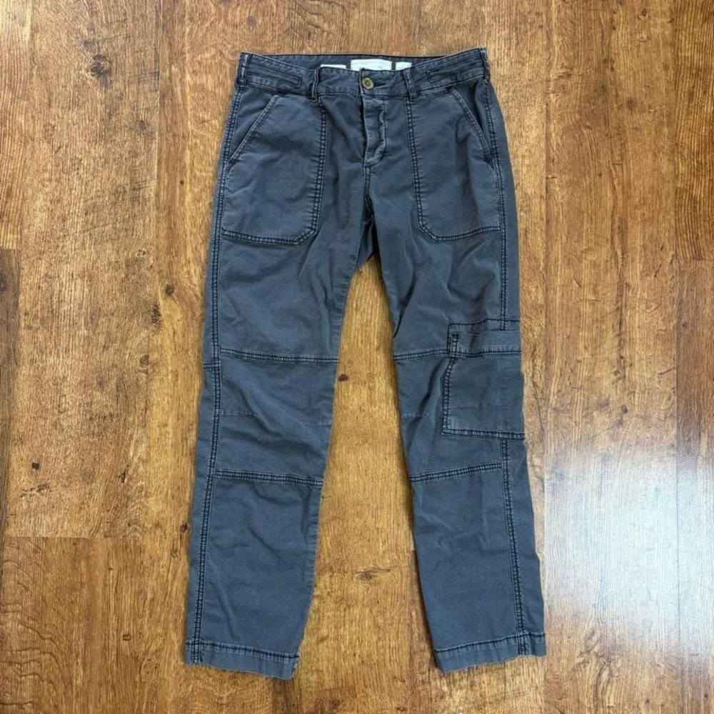 Hei Hei The‎ Wanderer faded grey trousers with utility cargo pocket